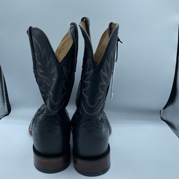 Cody James Boot Mens Men 13 EE Exotic Smooth Ostrich Black Square Toe Cowboy main image 11